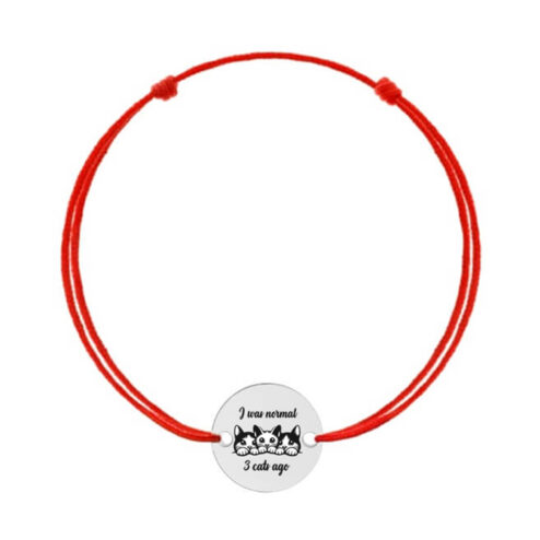 Bratara din argint-I was normal 3 cats ago