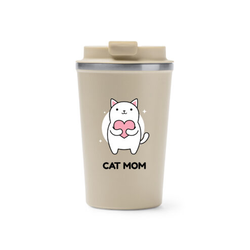 Cana termos cafea-Cat Mom