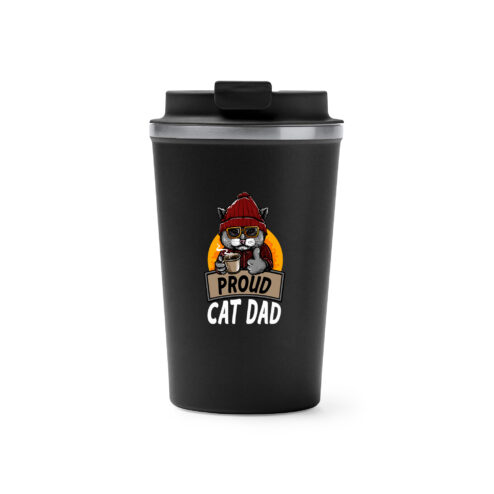 Cana termos cafea-Proud Cat Dad