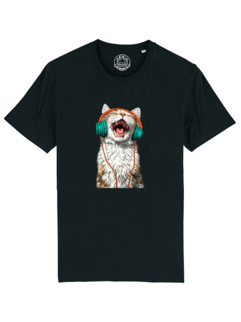Tricou bumbac organic-Meow vibes, Barbati