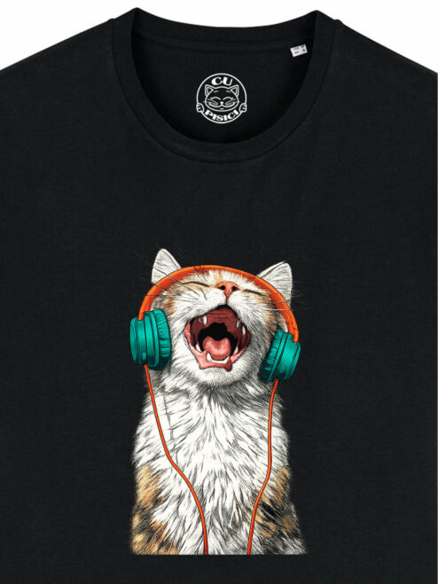 Tricou bumbac organic-Meow vibes, Barbati