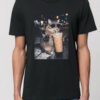 Tricou bumbac organic-Rebel Cat, Barbati