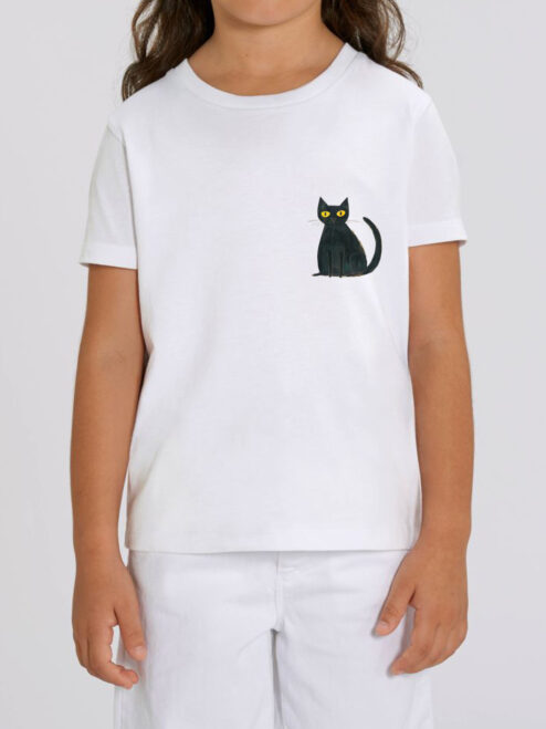 Tricou bumbac organic-Allerym Cat, Copii