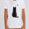 Tricou bumbac organic-Zen Cat, Copii