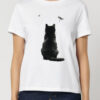 Tricou bumbac organic-Zen Cat, Femei