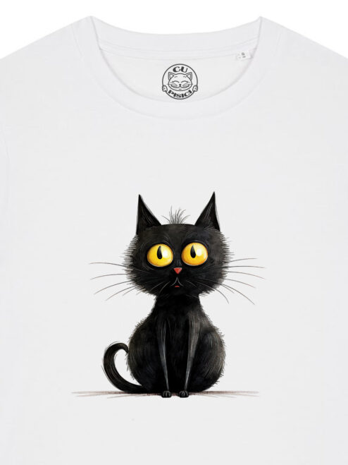 Tricou bumbac organic-Zurli Cat, Femei