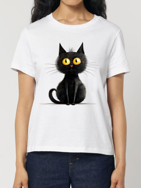Tricou bumbac organic-Zurli Cat, Femei