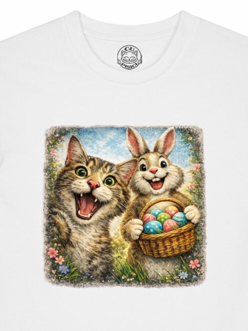 Tricou bumbac organic-Easter Bunny Hunt, Barbati