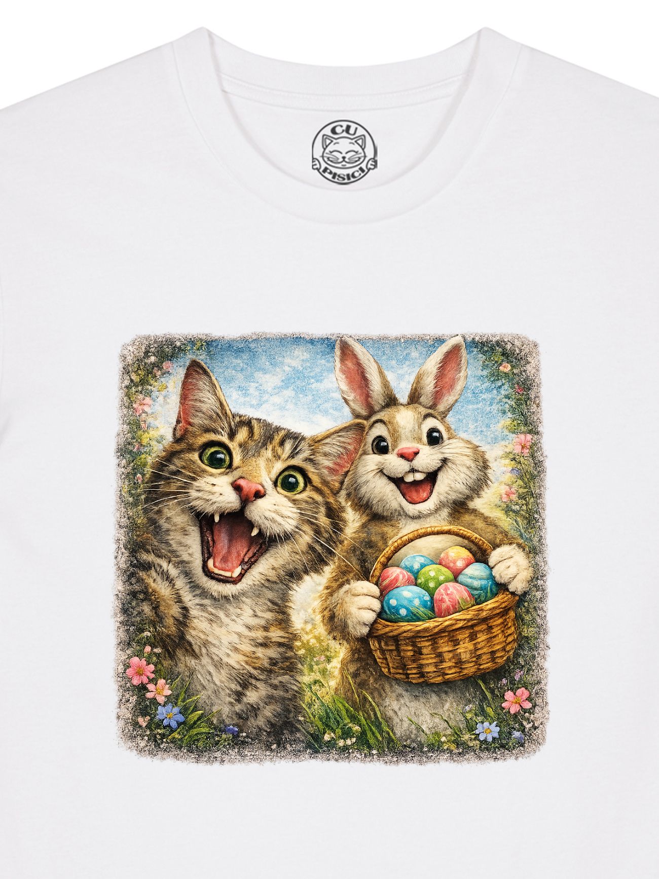 Tricou bumbac organic-Easter Bunny Hunt, Barbati