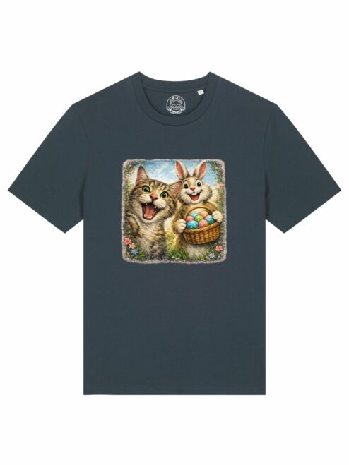 Tricou bumbac organic-Easter Bunny Hunt, UNISEX