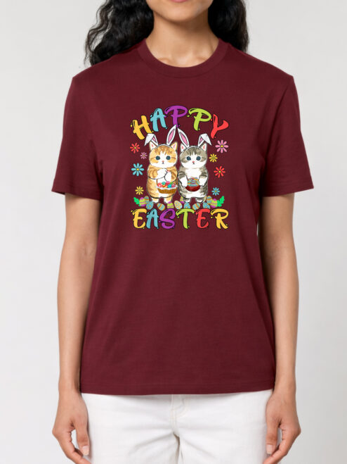 Tricou bumbac organic-Happy Easter, UNISEX