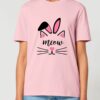 Tricou bumbac organic-Meow Bunny, UNISEX