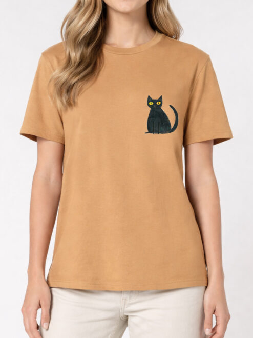 Tricou bumbac organic-Allerym Cat, UNISEX