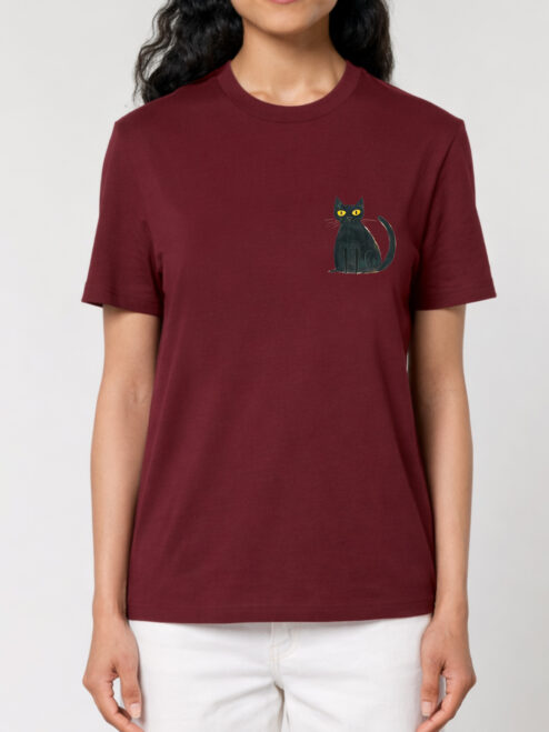 Tricou bumbac organic-Allerym Cat, UNISEX