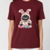 Tricou bumbac organic-Grumpy Easter Cat, UNISEX