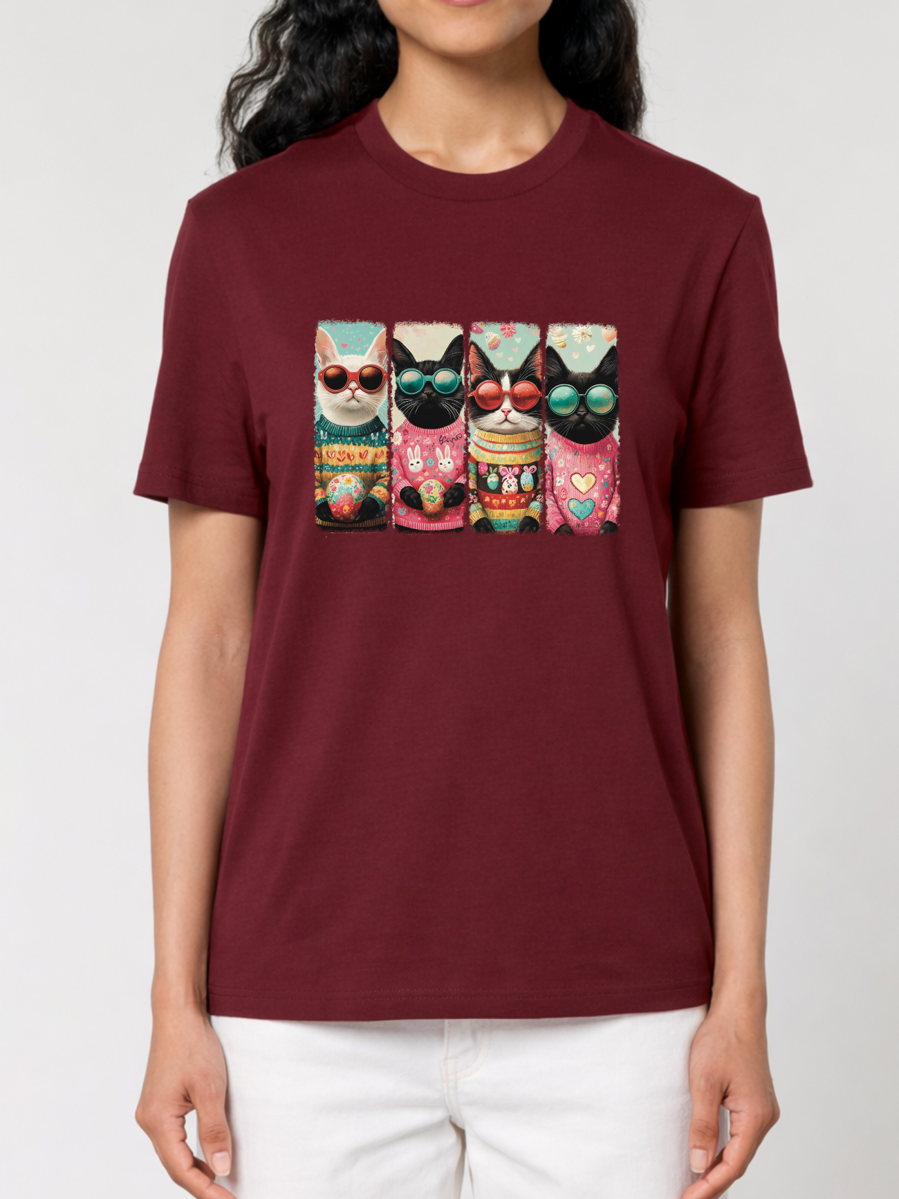 Tricou bumbac organic-Hello Easter, UNISEX