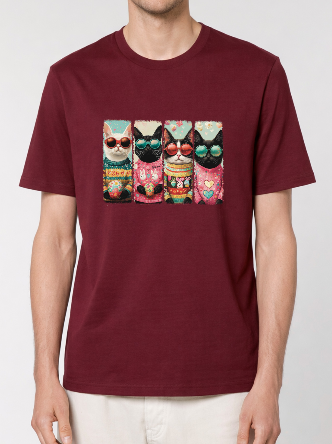 Tricou bumbac organic-Hello Easter, UNISEX