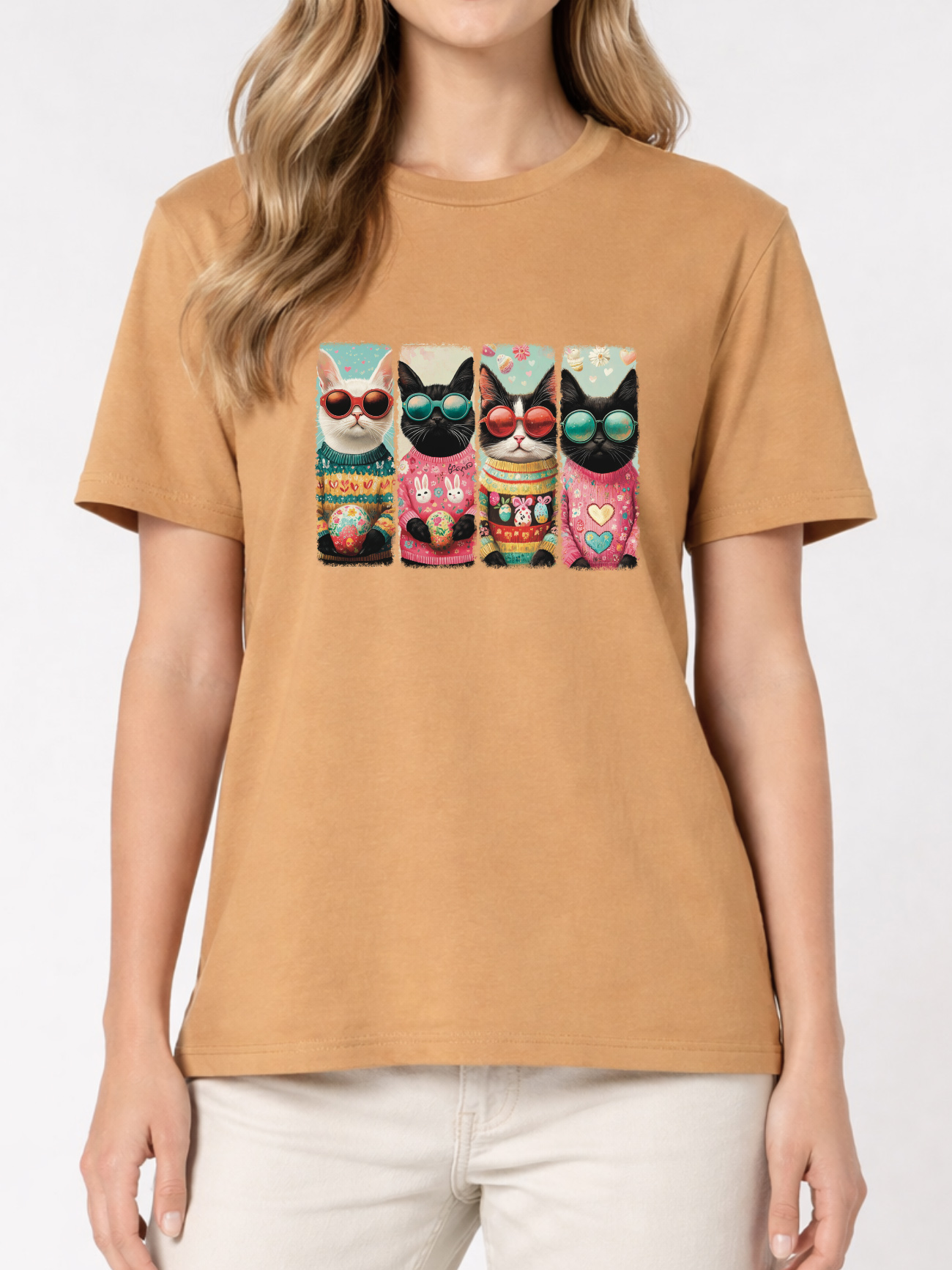 Tricou bumbac organic-Hello Easter, UNISEX