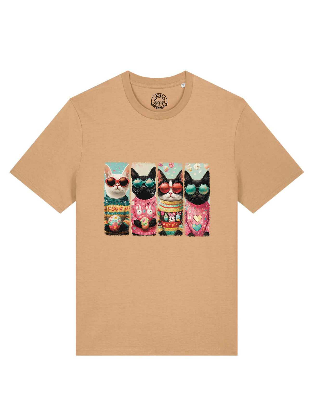 Tricou bumbac organic-Hello Easter, UNISEX