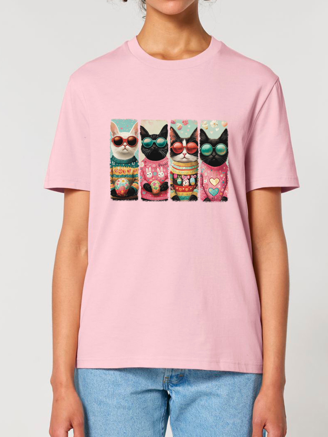 Tricou bumbac organic-Hello Easter, UNISEX