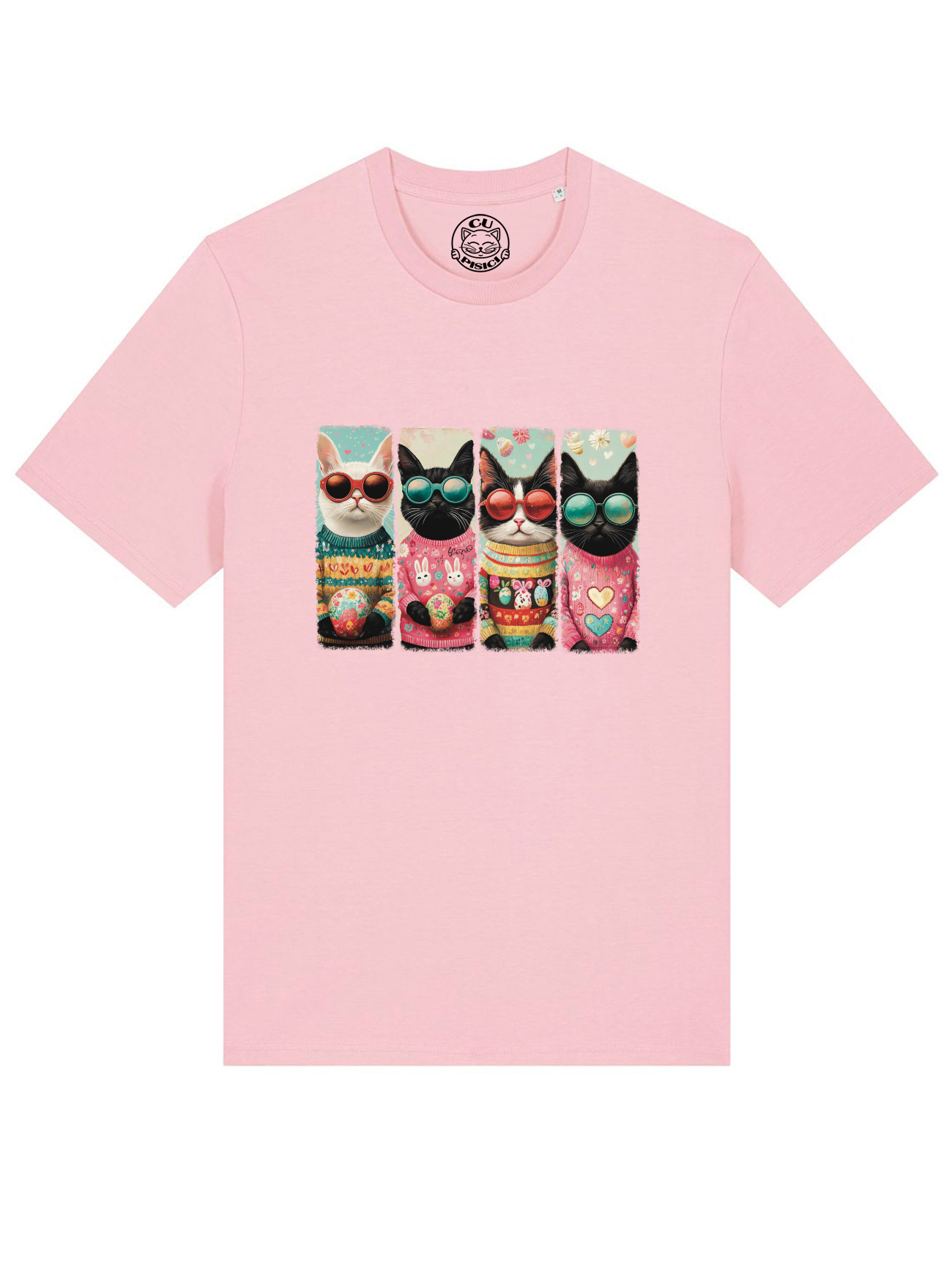 Tricou bumbac organic-Hello Easter, UNISEX