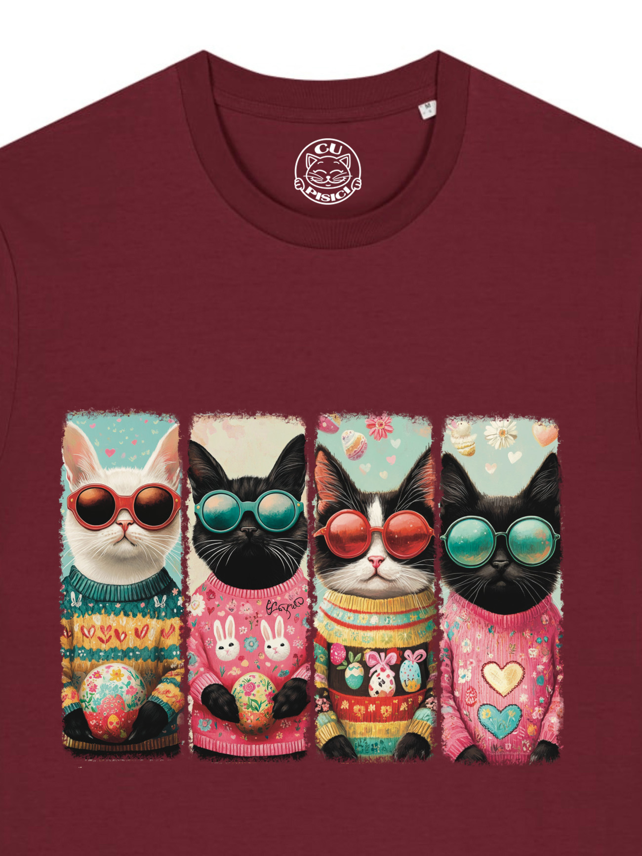 Tricou bumbac organic-Hello Easter, UNISEX