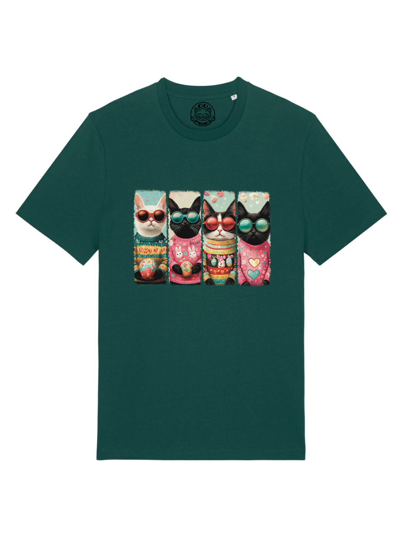 Tricou bumbac organic-Hello Easter, UNISEX