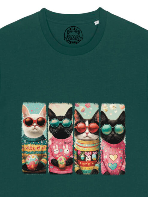 Tricou bumbac organic-Hello Easter, UNISEX