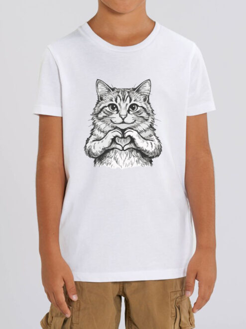 Tricou bumbac organic-Fur-ever Love, Copii