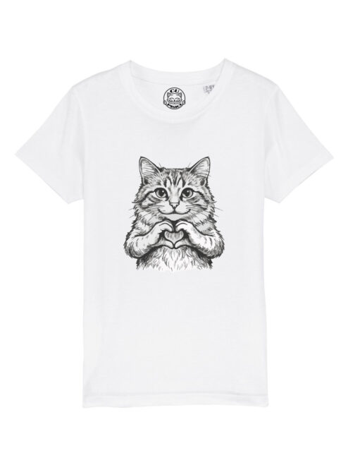 Tricou bumbac organic-Fur-ever Love, Copii