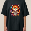 Tricou bumbac organic Oversized-Don't Care, UNISEX