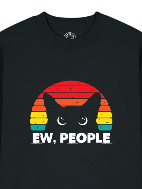 Tricou bumbac organic Oversized-Ew People, UNISEX