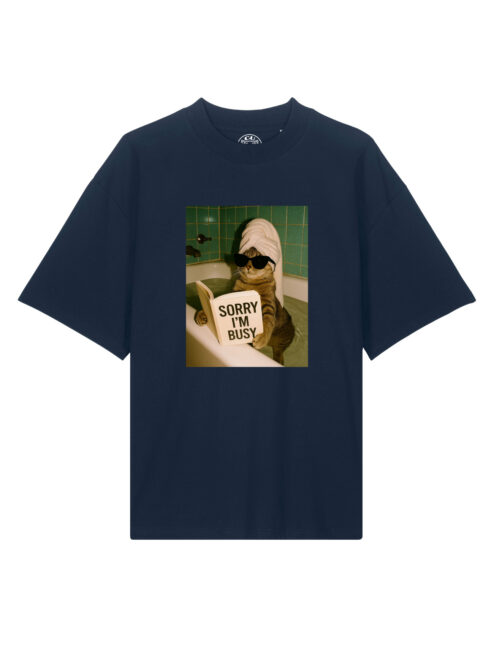 Tricou bumbac organic Oversized-Sorry, I'm busy