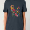 Tricou bumbac organic-Flora Cat, UNISEX