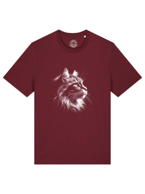 Tricou bumbac organic-Majestic Cat, UNISEX