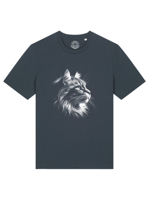 Tricou bumbac organic-Majestic Cat, UNISEX