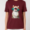 Tricou bumbac organic-Meow Vibes, UNISEX