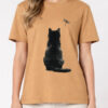 Tricou bumbac organic-Zen Cat, UNISEX