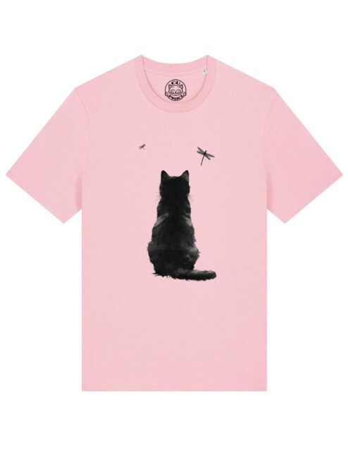 Tricou bumbac organic-Zen Cat, UNISEX
