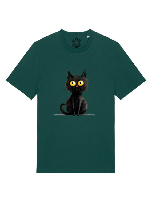 Tricou bumbac organic-Zurli Cat, UNISEX