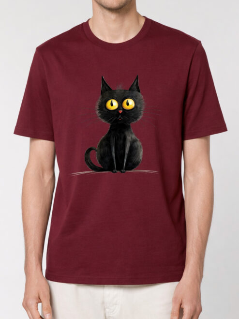 Tricou bumbac organic-Zurli Cat, UNISEX