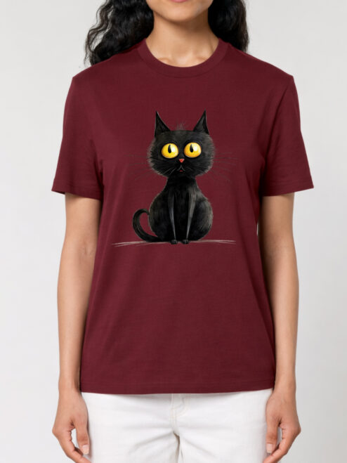 Tricou bumbac organic-Zurli Cat, UNISEX