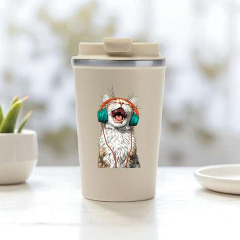 Cana termos cafea-Meow Vibes