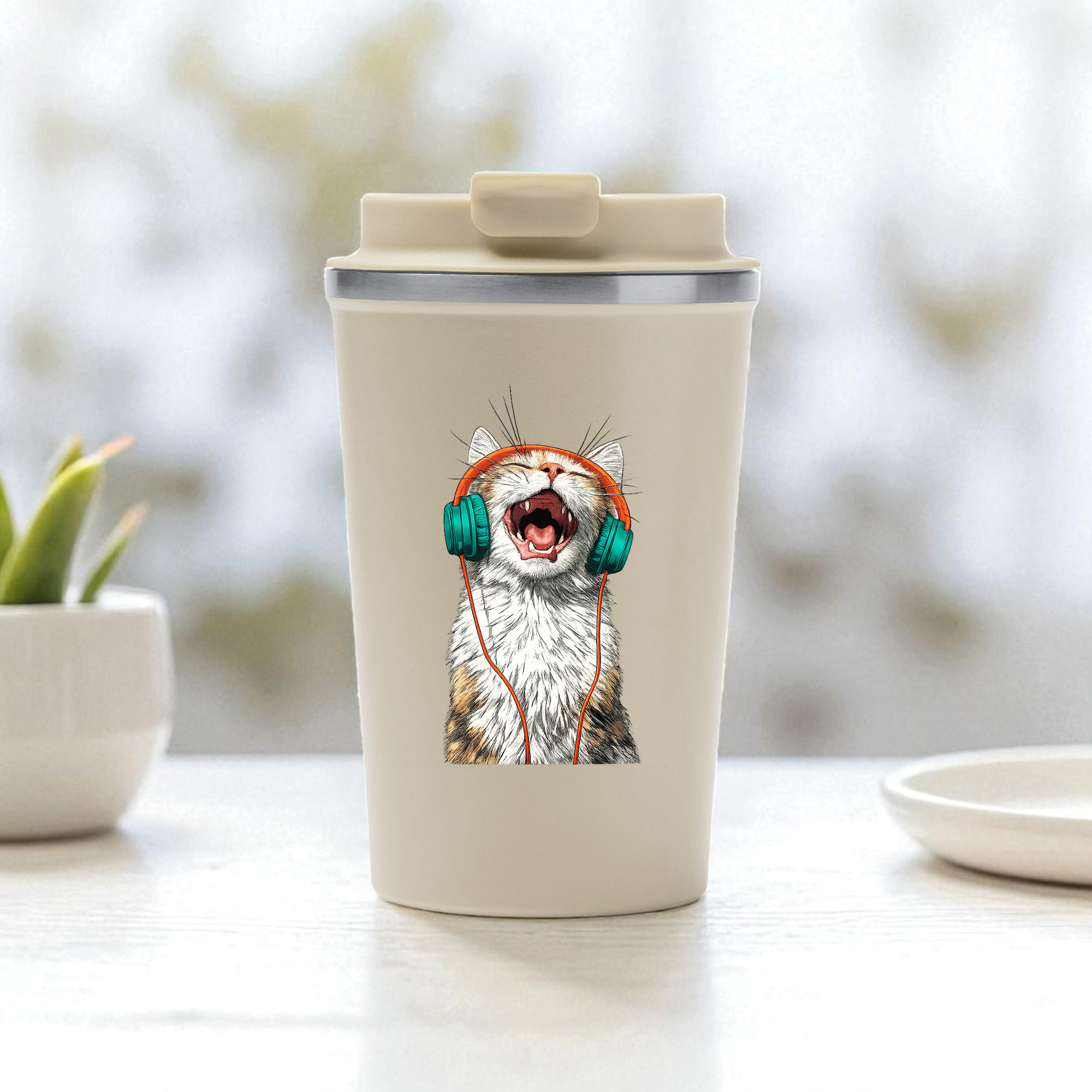 Cana termos cafea-Meow Vibes
