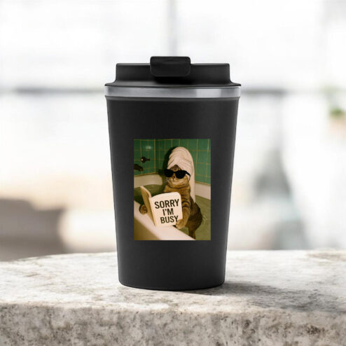 Cana termos cafea-Sorry, I'm busy