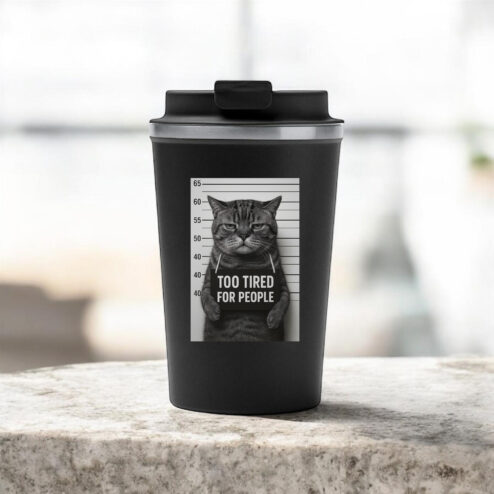 Cana termos cafea-Too tired for people