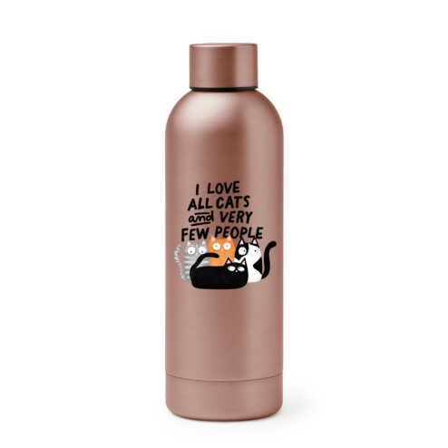 Termos premium-I Love All Cats and Few People