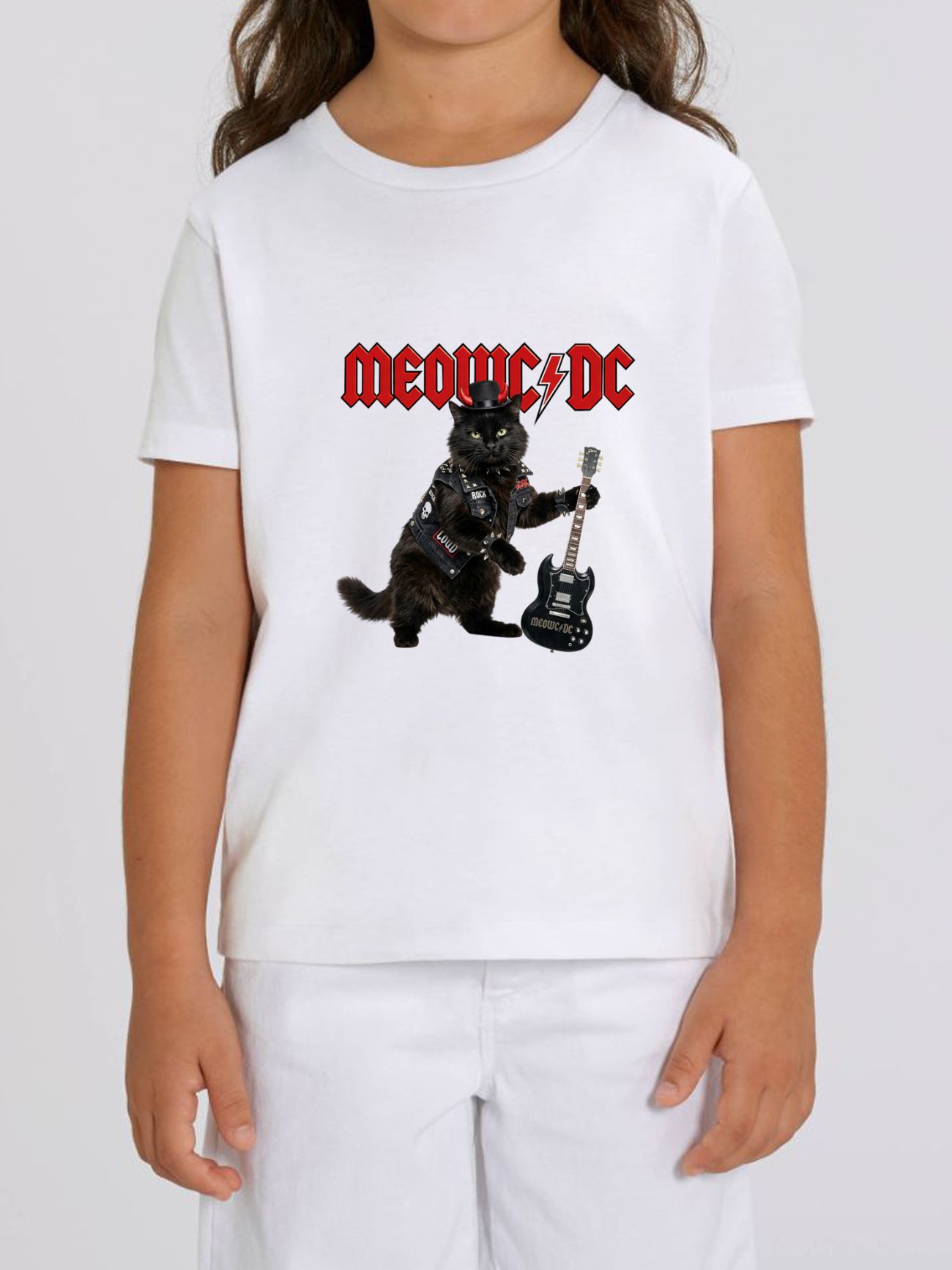 Tricou din bumbac organic Premium-MEOWC/DC, Copii