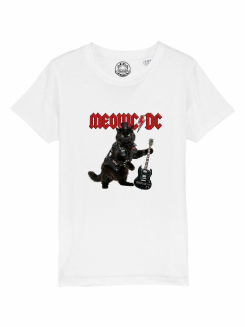 Tricou din bumbac organic Premium-MEOWC/DC, Copii