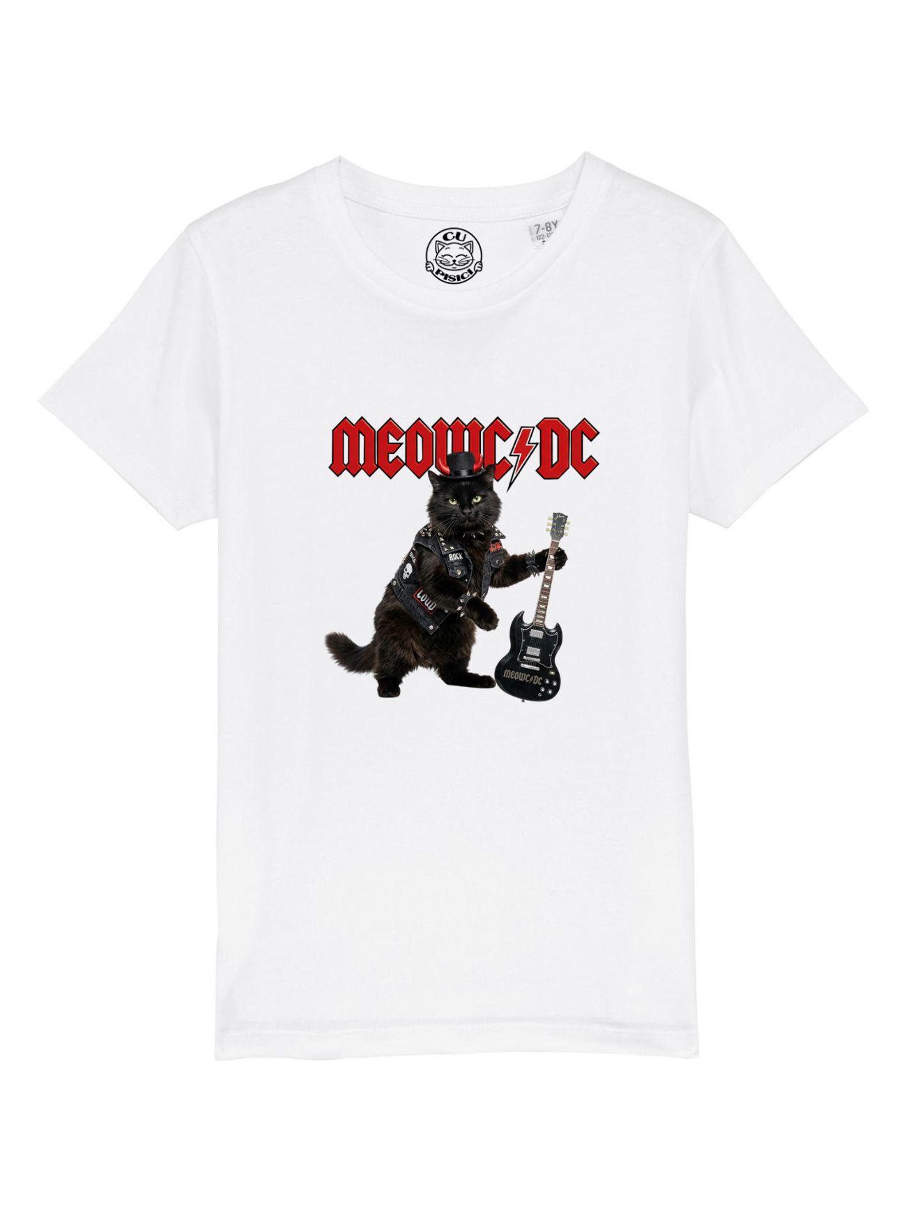 Tricou din bumbac organic Premium-MEOWC/DC, Copii